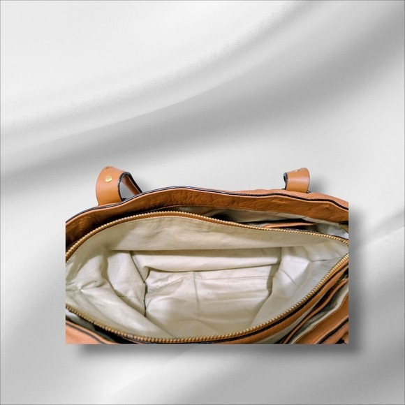 Ralph Lauren Tan Leather Tote Bag - Picture 9 of 16